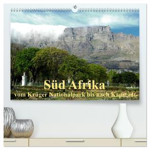 Süd Afrika – vom Krüger Nationalpark bis nach Kapstadt (hochwertiger Premium Wandkalender 2024 DIN A2 quer), Kunstdruck in Hochglanz von Dürr,  Brigitte