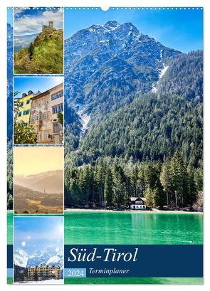 Süd-Tirol Terminplaner (Wandkalender 2024 DIN A2 hoch), CALVENDO Monatskalender von Fuchs,  Sven
