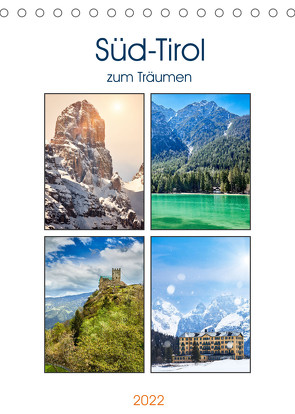 Süd-Tirol zum Träumen (Tischkalender 2022 DIN A5 hoch) von Fuchs,  Sven