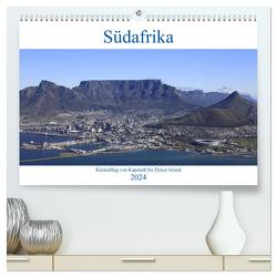 Südafrika – Küstenflug von Kapstadt bis Dyker Island (hochwertiger Premium Wandkalender 2024 DIN A2 quer), Kunstdruck in Hochglanz von und Yvonne Herzog,  Michael