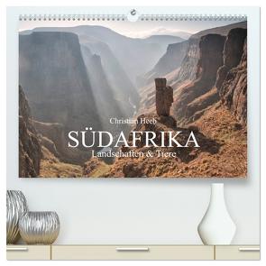 Südafrika / Landschaften & Tiere / Christian Heeb (hochwertiger Premium Wandkalender 2024 DIN A2 quer), Kunstdruck in Hochglanz von Heeb,  Christian