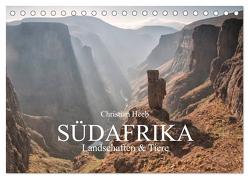 Südafrika / Landschaften & Tiere / Christian Heeb (Tischkalender 2024 DIN A5 quer), CALVENDO Monatskalender von Heeb,  Christian
