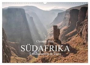 Südafrika / Landschaften & Tiere / Christian Heeb (Wandkalender 2024 DIN A3 quer), CALVENDO Monatskalender von Heeb,  Christian