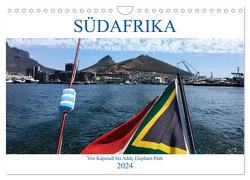 Südafrika – Von Kapstadt bis Addo Elephant Park (Wandkalender 2024 DIN A4 quer), CALVENDO Monatskalender von Berretz,  K.