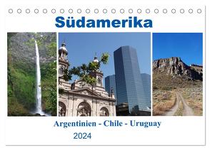 Südamerika – Argentinien, Chile, Uruguay (Tischkalender 2024 DIN A5 quer), CALVENDO Monatskalender von Gillner,  Martin