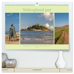Südengland pur (hochwertiger Premium Wandkalender 2024 DIN A2 quer), Kunstdruck in Hochglanz von Streiparth,  Katrin