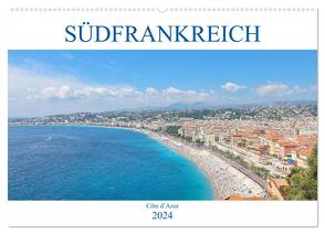 Südfrankreich – Côte d’Azur (Wandkalender 2024 DIN A2 quer), CALVENDO Monatskalender von pixs:sell,  pixs:sell