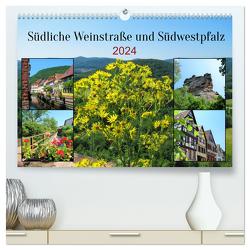 Südliche Weinstraße und Südwestpfalz (hochwertiger Premium Wandkalender 2024 DIN A2 quer), Kunstdruck in Hochglanz von Gillner,  Martin
