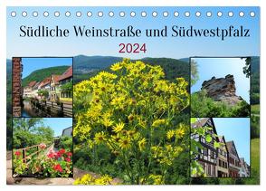Südliche Weinstraße und Südwestpfalz (Tischkalender 2024 DIN A5 quer), CALVENDO Monatskalender von Gillner,  Martin