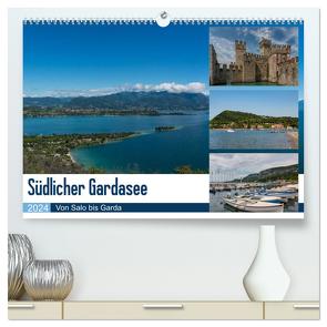 Südlicher Gardasee – Von Salo bis Garda (hochwertiger Premium Wandkalender 2024 DIN A2 quer), Kunstdruck in Hochglanz von Laser,  Britta