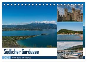 Südlicher Gardasee – Von Salo bis Garda (Tischkalender 2024 DIN A5 quer), CALVENDO Monatskalender von Laser,  Britta