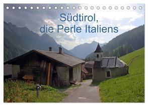 Südtirol, die Perle Italiens (Tischkalender 2024 DIN A5 quer), CALVENDO Monatskalender von Albicker,  Gerhard