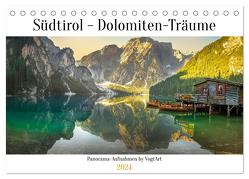 Südtirol – Dolomiten-Träume by VogtArt (Tischkalender 2024 DIN A5 quer), CALVENDO Monatskalender von VogtArt,  VogtArt