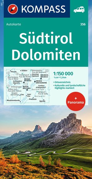 Südtirol, Dolomiten von KOMPASS-Karten GmbH