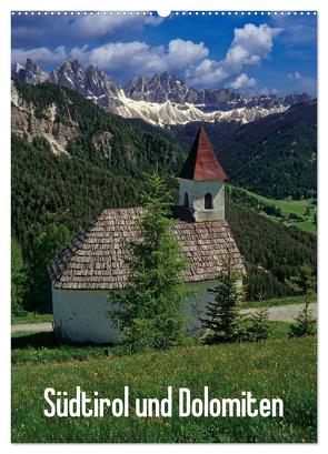 Südtirol und Dolomiten (Wandkalender 2024 DIN A2 hoch), CALVENDO Monatskalender von Janka,  Rick
