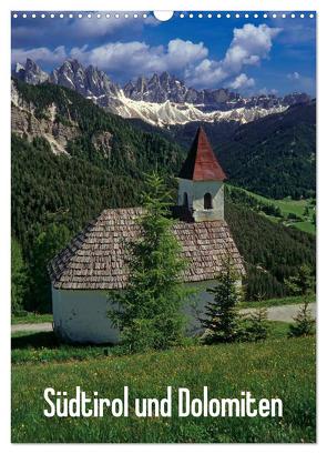 Südtirol und Dolomiten (Wandkalender 2024 DIN A3 hoch), CALVENDO Monatskalender von Janka,  Rick