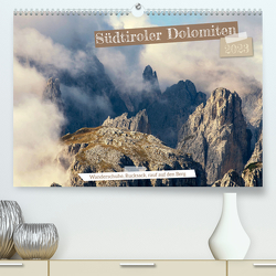 Südtiroler Dolomiten (Premium, hochwertiger DIN A2 Wandkalender 2023, Kunstdruck in Hochglanz) von Gerhardt Photography,  Jana