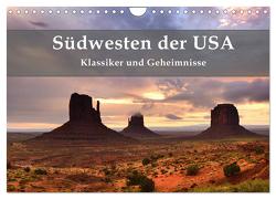 Südwesten der USA – Klassiker und Geheimnisse (Wandkalender 2024 DIN A4 quer), CALVENDO Monatskalender von Pichler,  Simon