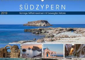 Südzypern, sonnige Mittelmeerinsel mit bewegter Historie (Wandkalender 2019 DIN A2 quer) von Kruse,  Joana