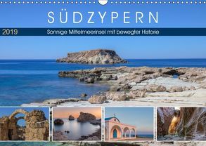 Südzypern, sonnige Mittelmeerinsel mit bewegter Historie (Wandkalender 2019 DIN A3 quer) von Kruse,  Joana