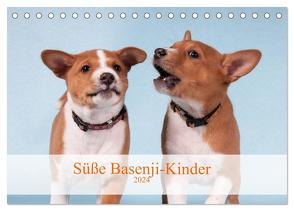 Süße Basenji-Kinder (Tischkalender 2024 DIN A5 quer), CALVENDO Monatskalender von Joswig,  Angelika