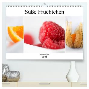 Süße Früchtchen – Vitamine pur (hochwertiger Premium Wandkalender 2024 DIN A2 quer), Kunstdruck in Hochglanz von Kraetschmer,  Marion
