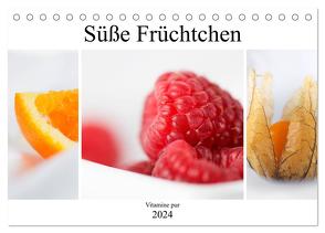 Süße Früchtchen – Vitamine pur (Tischkalender 2024 DIN A5 quer), CALVENDO Monatskalender von Kraetschmer,  Marion