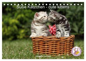 Süße Kätzchen – cute kittens (Tischkalender 2024 DIN A5 quer), CALVENDO Monatskalender von Hutfluss,  Jeanette