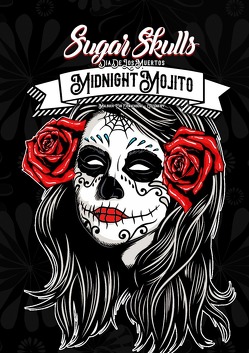 Sugar Skulls Dia de los Muertos – Malbuch für Erwachsene von Grafik,  Musterstück