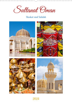 Sultanat Oman – Maskat und Salalah (Wandkalender 2024 DIN A2 hoch), CALVENDO Monatskalender von Schwarze,  Nina