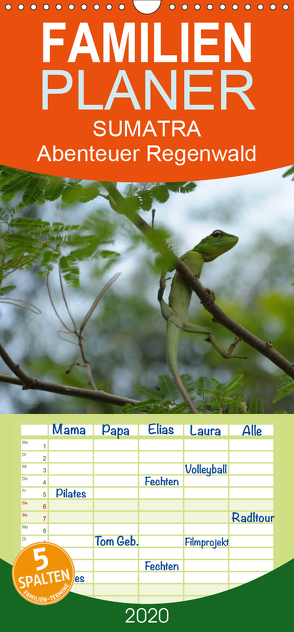 SUMATRA Abenteuer Regenwald – Familienplaner hoch (Wandkalender 2020 , 21 cm x 45 cm, hoch) von Grallert,  Bettina