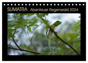SUMATRA Abenteuer Regenwald (Tischkalender 2024 DIN A5 quer), CALVENDO Monatskalender von Grallert,  Bettina
