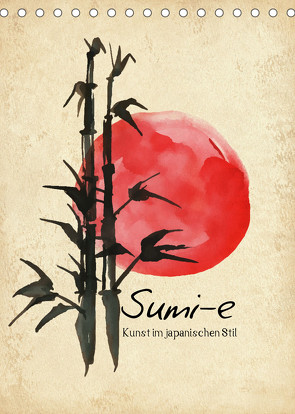 Sumi-e Kunst im japanischen Stil (Tischkalender 2022 DIN A5 hoch) von Lucia
