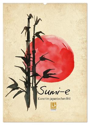 Sumi-e Kunst im japanischen Stil (Wandkalender 2024 DIN A2 hoch), CALVENDO Monatskalender von Lucia Lucia
