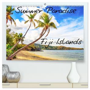 Summer Paradise Fiji (hochwertiger Premium Wandkalender 2024 DIN A2 quer), Kunstdruck in Hochglanz von Braun,  Tobias