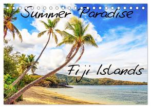 Summer Paradise Fiji (Tischkalender 2024 DIN A5 quer), CALVENDO Monatskalender von Braun,  Tobias