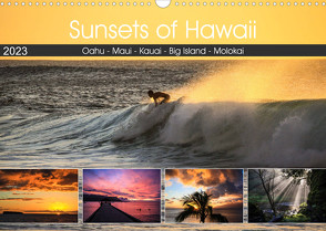 Sunsets of Hawaii (Wandkalender 2023 DIN A3 quer) von Krauss,  Florian