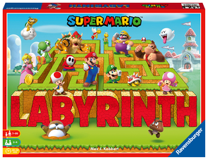 Das verrückte Labyrinth von Ravensburger mit den Figuren aus Super Mario™ – ein Spieleklassiker für die ganze Familie! von Kobbert,  Max