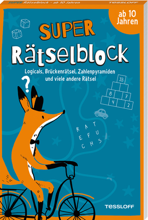 Super Rätselblock ab 10 Jahren.Logicals, Brückenrätsel, Zahlenpyramiden und viele andere Rätsel von Heine,  Stefan