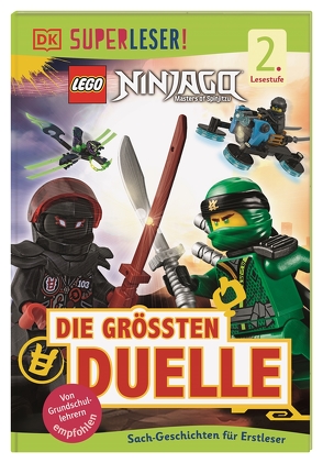 SUPERLESER! LEGO® NINJAGO® Die größten Duelle von Hugo,  Simon, Ridout,  Cefn