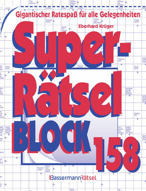 Superrätselblock 158 von Krüger,  Eberhard