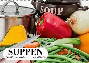 Suppen. Heiß geliebtes zum Löffeln (Wandkalender 2018 DIN A2 quer) von Stanzer,  Elisabeth