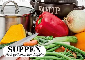 Suppen. Heiß geliebtes zum Löffeln (Wandkalender 2020 DIN A3 quer) von Stanzer,  Elisabeth
