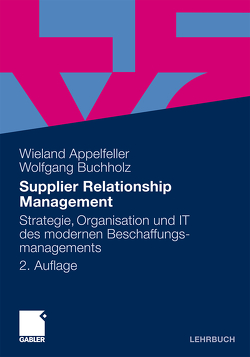 Supplier Relationship Management von Appelfeller,  Wieland, Buchholz,  Wolfgang