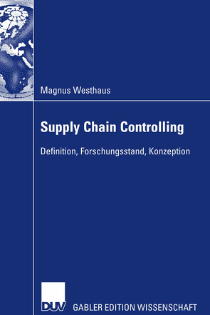 Supply Chain Controlling von Seuring,  Prof. Dr. Stefan, Westhaus,  Magnus