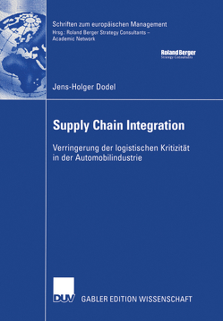 Supply Chain Integration von Dodel,  Jens-Holger