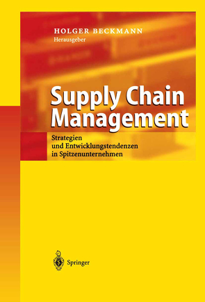 Supply Chain Management von Beckmann,  Holger