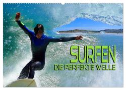 Surfen – die perfekte Welle (Wandkalender 2024 DIN A2 quer), CALVENDO Monatskalender von Bleicher,  Renate