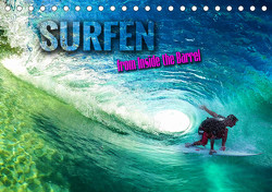 Surfen – from Inside the Barrel (Tischkalender 2024 DIN A5 quer), CALVENDO Monatskalender von Utz,  Renate