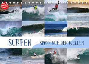 Surfen – Spaß auf den Wellen (Tischkalender 2023 DIN A5 quer) von Cross,  Martina